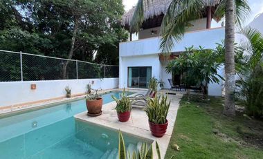 casa de 3 habitaciones con alberca privada