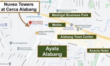 Pre-Selling One-Bedroom at Cerca Alabang ALVEO by Ayala Land