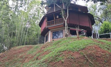 FN15 SE VENDE 2 CASAS FINCA VIA PRINCIPAL NACIONAL   RIO FRIO VEREDA MADRIGAL