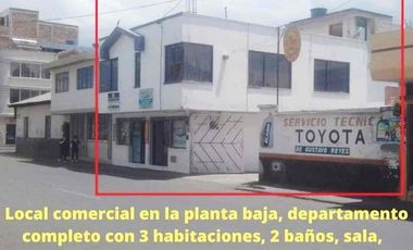 VENDO CASA COMERCIAL RIOBAMBA $370k
