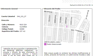 CASA EN REMATE EN NILO CLAVERIA AZCAPOTZALCO CDMX