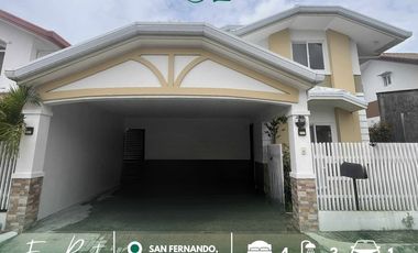 4-Bedroom Semi-Furnished House for Rent located in San Fernando, Pampanga