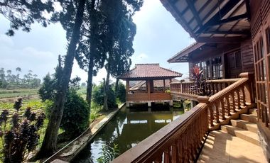 Villa Rancabali pinggir jalan strategis dekat Cagar Alam Gn Tilu,Ranca Upas,kawah putih Ciwidey Kab Bandung