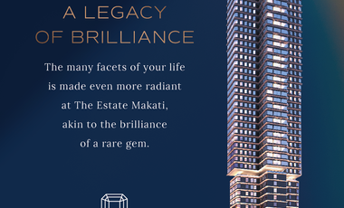 The Estate Makati: SIgnature Series by SM Luxury 2 and.3 Bedroom Units Available in Apartment Ridge, Ayala Ave.