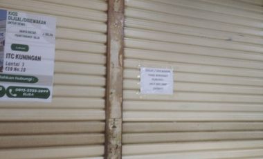 Dijual Cepat Kios ITC KUNINGAN LANTAI 3 C10 NO10