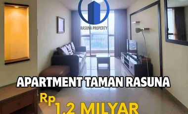 Apartment Taman Rasuna, Dijual Murah, 2 Kt, Full Furnished, SHGB
