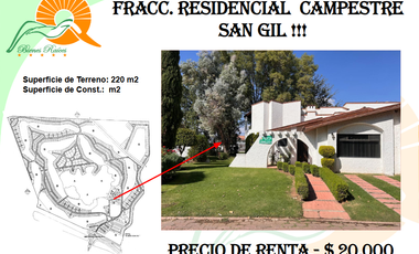 0.6 CASA EN RENTA EN SAN GIL