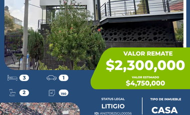 HERMOSA Y UBICADISIMA CASA JARDIN BALBUENA, ANSELMO DE LA PORTILLA