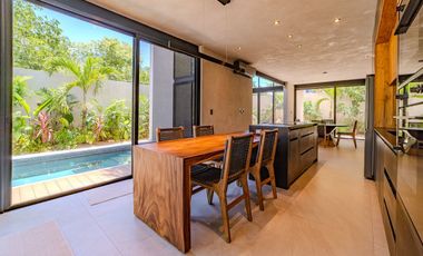 Inversión ideal: casa nueva de 3 recámaras y 2 albercas sin régimen de condominio en Tulum