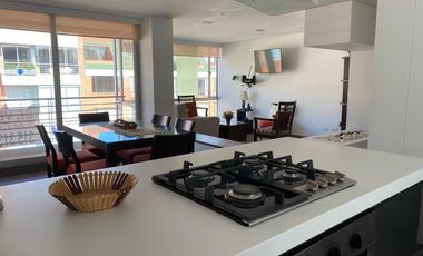 ARRIENDO HERMOSO APTO AMOBLADO SANTA PAULA