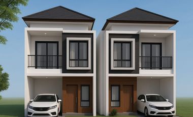 Rumah 2 Lantai Strategis dan Terjangkau, SHM Bebas Banjir 7 menit ke LRT Harjamukti Depok