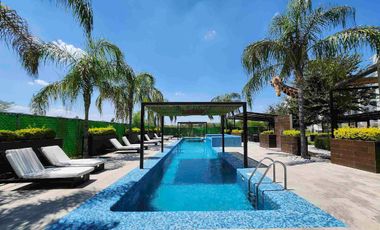 Estrena depa en renta  amueblado con balcón y amenidades de lujo en Santa Fe Living