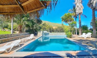 SE ARRIENDA MAGNIFICA PARCELA CON CASA DE 700MT2 EN CONSOMINIO LA AURORA DE CURACAVI