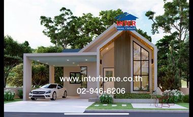 Single-storey detached house, 50 sq m., Diamondville Village, Saraburi, near Nong Pla Lai Subdistrict Administrative Organization, near Phra Phutthach