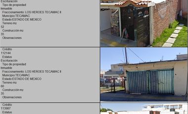 VENTA DE CASA EN TECAMAC, ESTADO DE MEXICO