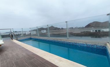 VENTA DE EXCLUSIVA CASA DE PLAYA EN EL CONDOMINIO LAGUNA BEACH - CERRO AZUL