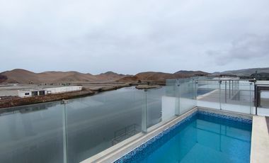 VENTA DE EXCLUSIVA CASA DE PLAYA EN EL CONDOMINIO LAGUNA BEACH - CERRO AZUL