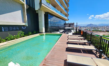 RENTA DE LOFT TOTALMENTE AMUEBLADO EN TORRE ELEMENT