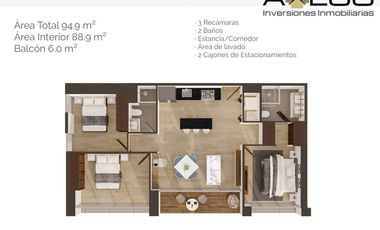 Departamento en venta en Lomas Verdes, Naucalpan – 3 recámaras