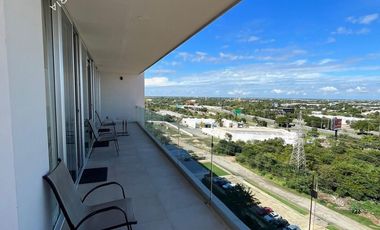 Departamento amueblado en Renta con acabados de lujo al Norte de Mérida