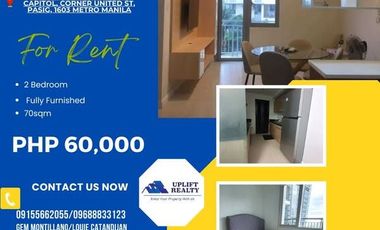 Modern 2BR Condo for Rent at The Vantage by Rockwell, Kapitolyo