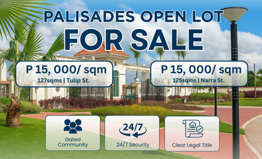 Residential Lot for sale in Banaba Street, The Palisades, Estefania, Bacolod-1, Bacolod