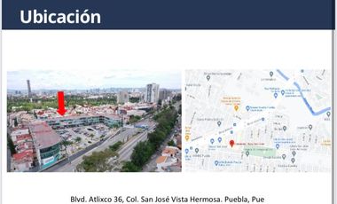 SE RENTA LOCAL PLANTA ALTA PLAZA SAN JOSE VISTA HERMOSA 210 M2