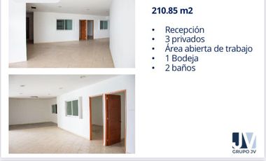 SE RENTA LOCAL PLANTA ALTA PLAZA SAN JOSE VISTA HERMOSA 210 M2