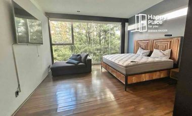 Renta Casa Amueblada Hacienda de las Palmas, Interlomas con  terraza y jardín privado