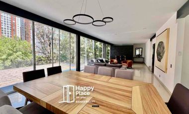 Renta Casa Amueblada Hacienda de las Palmas, Interlomas con  terraza y jardín privado