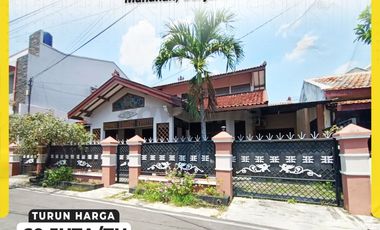 Disewakan Rumah di Manahan Solo 3 kamar Lingkungan Elit