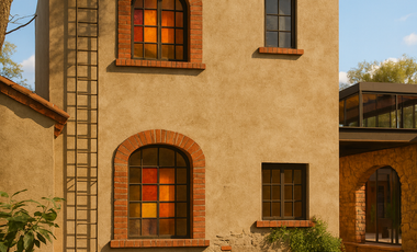 Estrena casa caminando al IPADE Business school/Proyecto único en la zona de Clavería/Casa restaurada con jardín, 4 Rec,  3 autos/Vias de comunicación y ciclo vias rápidas para ir a Polanco-Reforma-Lomas-Tecamachalco/Aproveche para vivir cómodamente en esa zona icónica de la Ciudad de México.