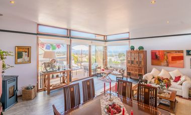 Casa Con Vista Al Mar En Mantagua 3d Y Gran Jardín