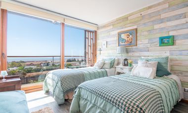 Casa Con Vista Al Mar En Mantagua 3d Y Gran Jardín