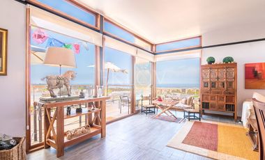 Casa Con Vista Al Mar En Mantagua 3d Y Gran Jardín