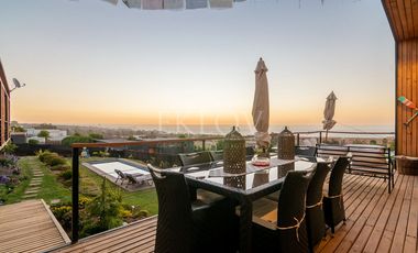 Casa Con Vista Al Mar En Mantagua 3d Y Gran Jardín