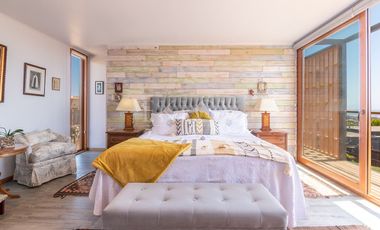 Casa Con Vista Al Mar En Mantagua 3d Y Gran Jardín