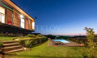 Casa Con Vista Al Mar En Mantagua 3d Y Gran Jardín