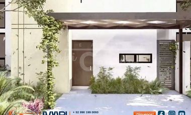 Casa en venta de 2 recámaras en zona Conkal
