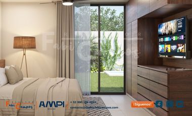 Casa en venta de 2 recámaras en zona Conkal