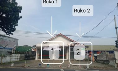 Disewakan  Tanah dan bangunan Ruko , Lokasi sangat strategis jarang ada  dipinggir jalan Raya