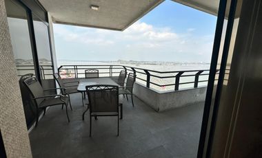 ALQUILER DE DEPARTAMENTO AMOBLADO EN EDIFICIO EL FORTIN , AV. MALECON