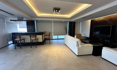 ALQUILER DE DEPARTAMENTO AMOBLADO EN EDIFICIO EL FORTIN , AV. MALECON