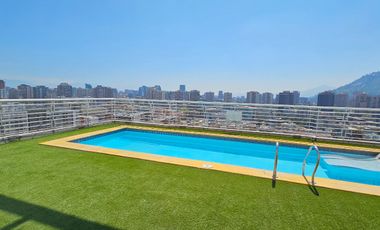 Arriendo Departamento Amoblado A Pasos Barrio Italia Y Metro Santa Isabel