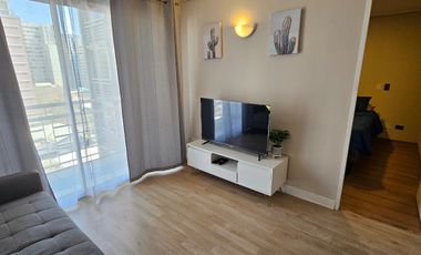 Arriendo Departamento Amoblado A Pasos Barrio Italia Y Metro Santa Isabel