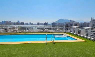 Arriendo Departamento Amoblado A Pasos Barrio Italia Y Metro Santa Isabel