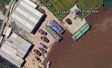 Tanah Luas Tepi Jalan Desa kapur sampai Sungai Kapuas