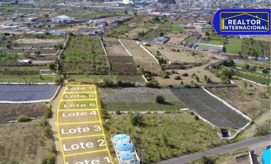 Venta de lotes de terreno en Huachi Grande