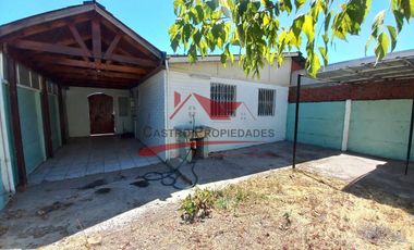 Casa de Un Piso Solida, 2 Dormitorios, 1 Baño, Villa Casas de lo Ovalle, Comuna de Quilicura.