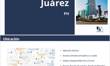 PENTHOUSE AMUEBLADO EN RENTA TORRE JV AVENIDA JUAREZ 185 M2